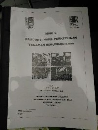 Image of Modul Produksi Hasil Perkebunan Tanaman Semusim Tembakau