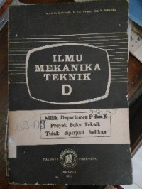 Image of Ilmu Mekanika Teknik D
