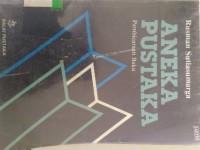 Image of Aneka pustaka: pembicaraan buku