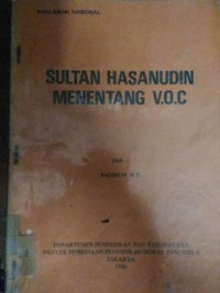 Image of Sultan hasanudin menentang V.O.C