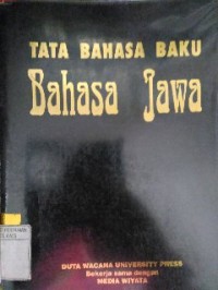Image of Tata bahasa baku bahasa jawa